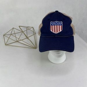 Civil Standard Stars & Bars Shield Front Adjustable Hat